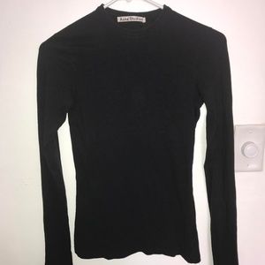 Acne Studios XS black long-sleeve top